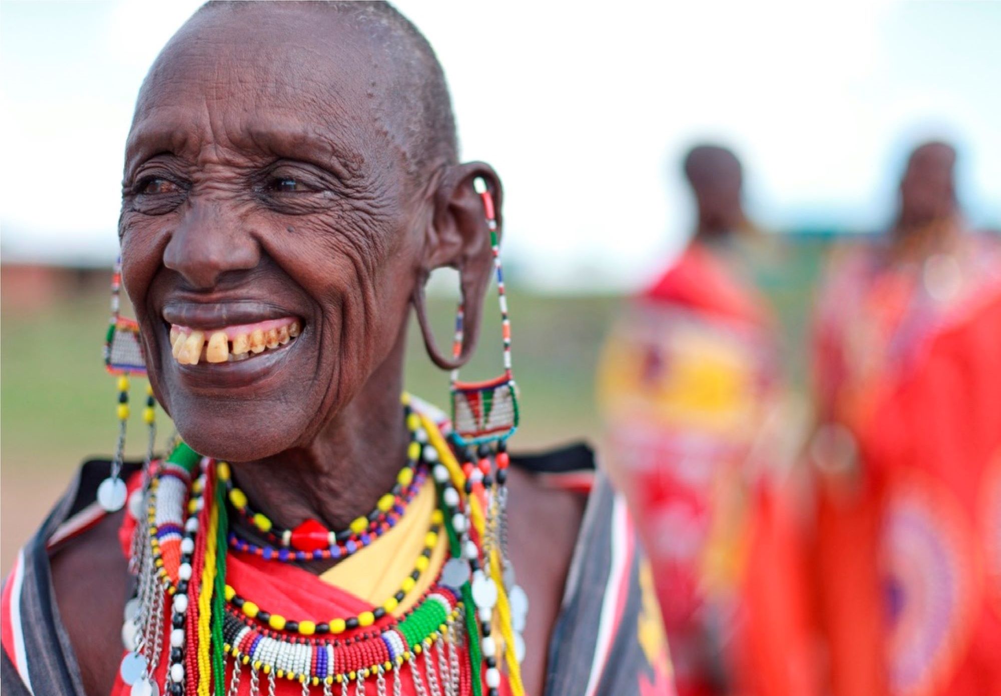 Kenia rondreis, Masai portret