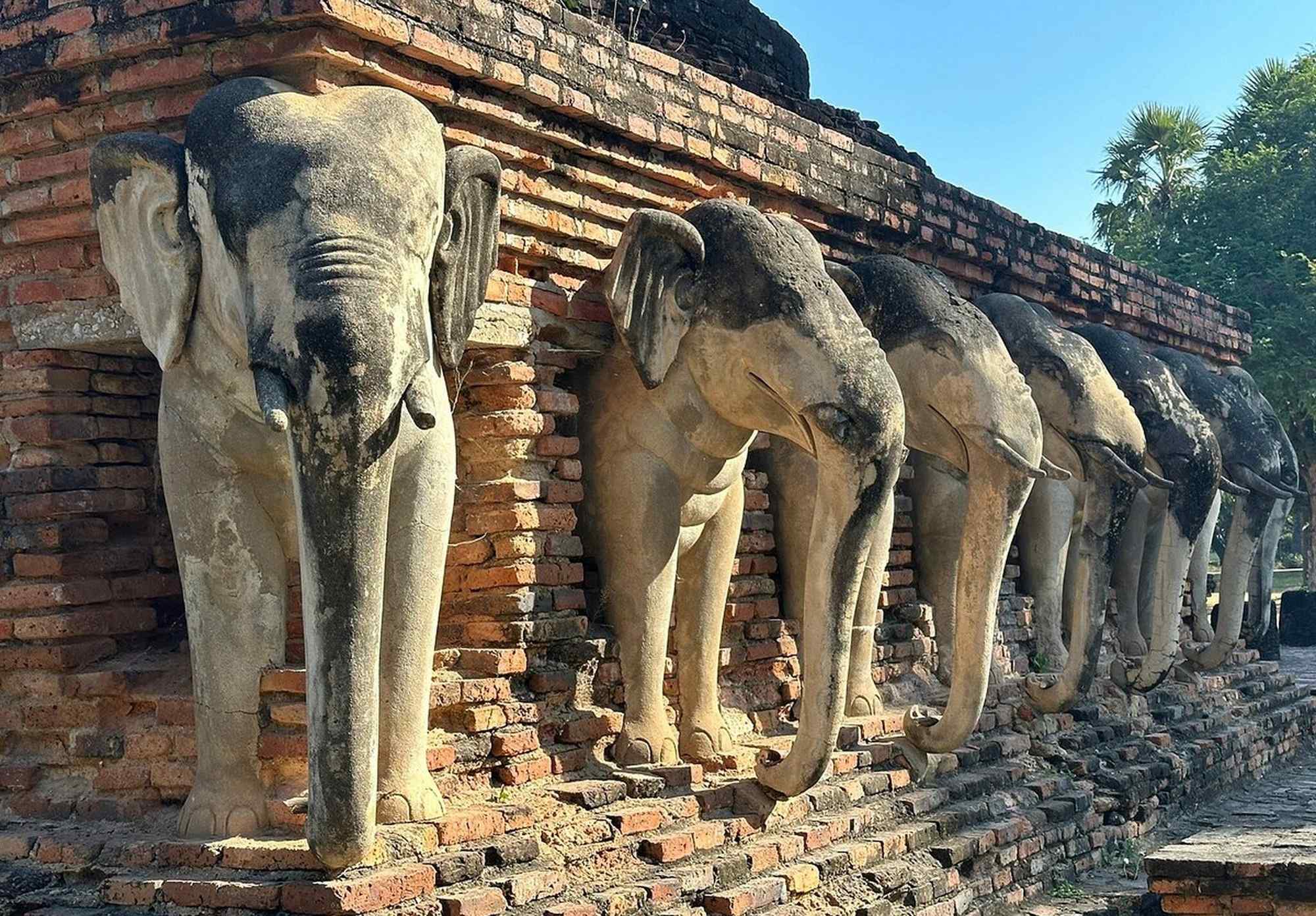Thailand, beelden in Sukothai