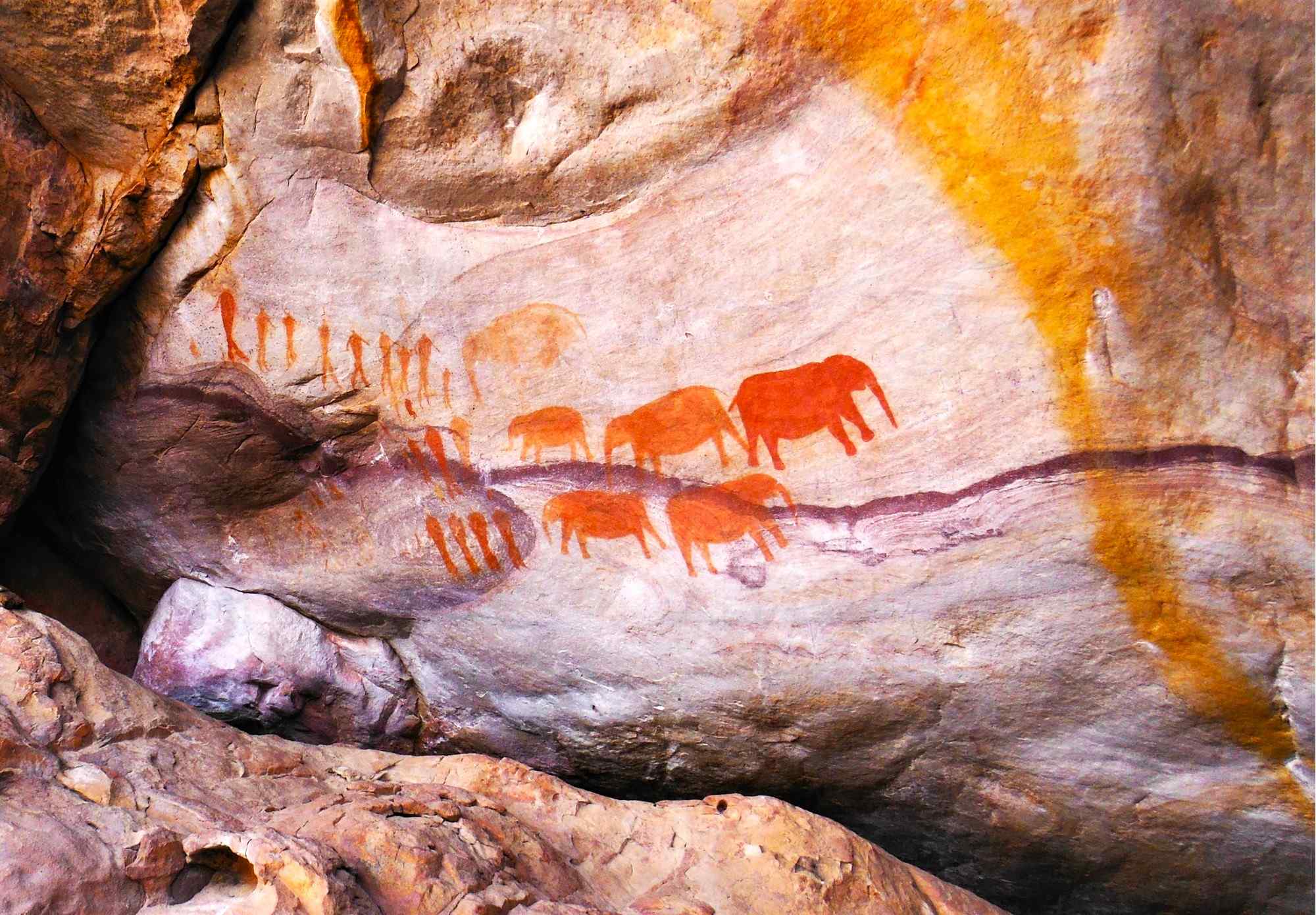 Zuid-afrika, San-rotstekeningen