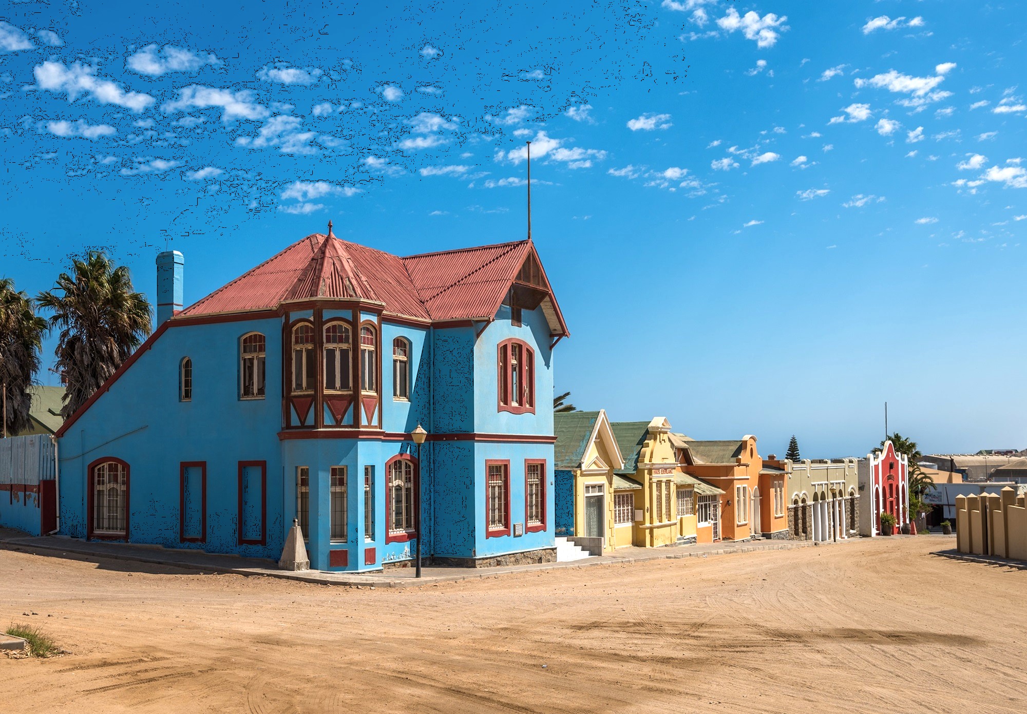 Luderitz, op weg naar de Namibwoestijn in Namibie