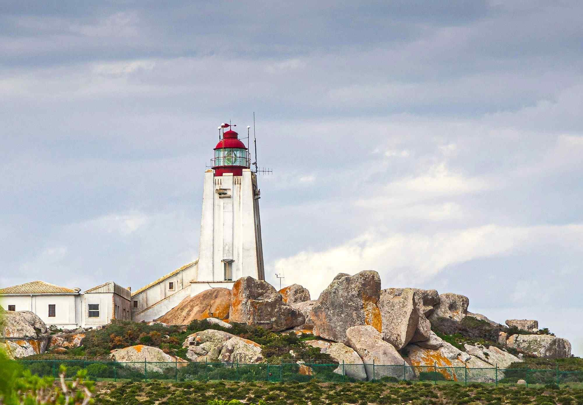 Paternoster, de vuurtoren bij Cape-Columbine