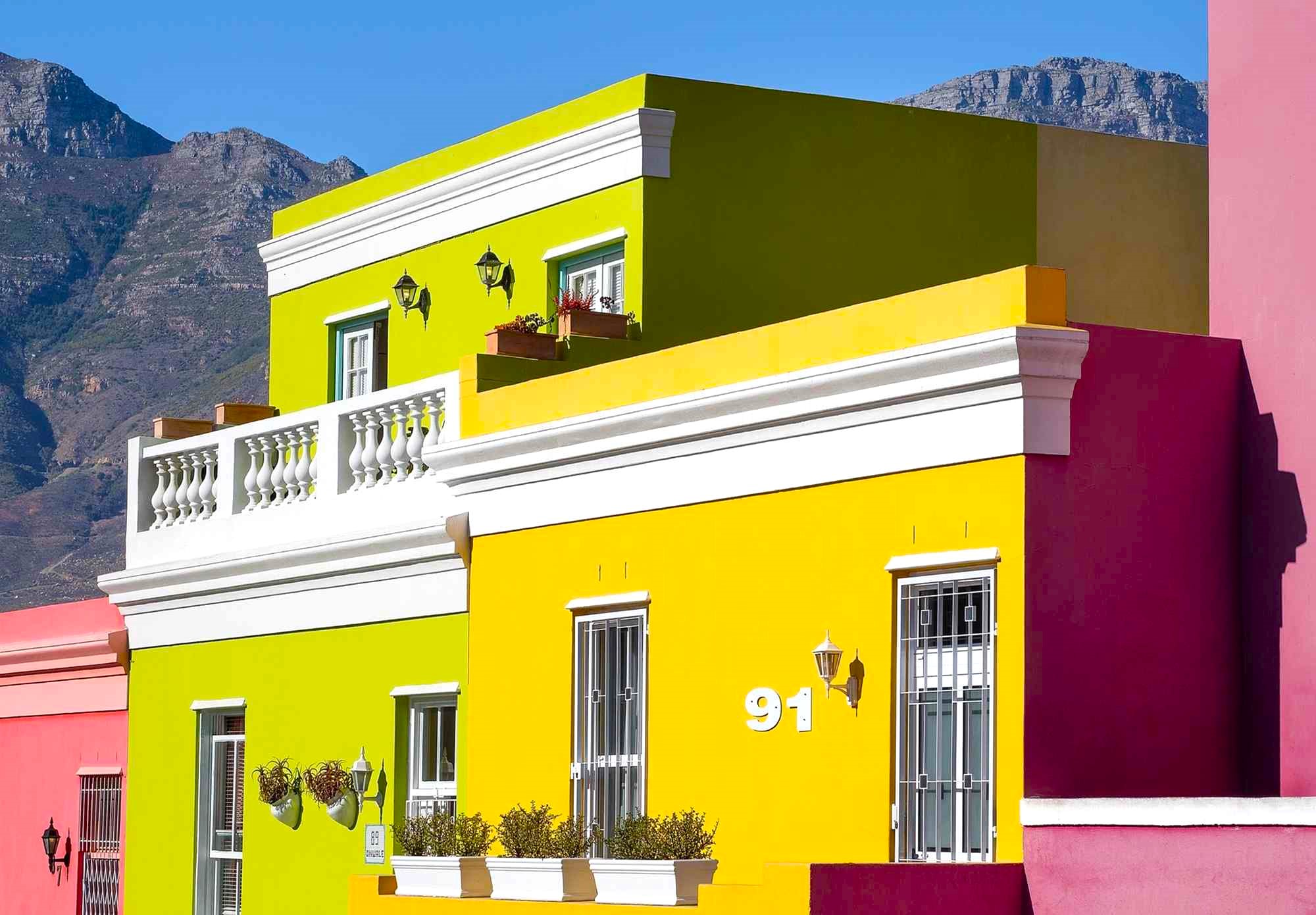 Zuid-Afrika-Tuinroute-gekleurde-huizen-in-Kaapstad