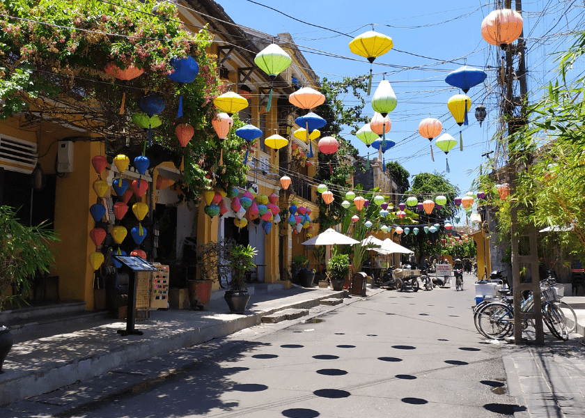 lampions bij Hoi An