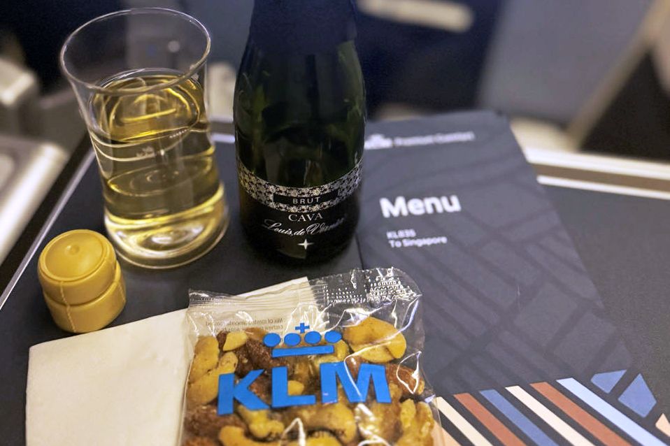 Maleisie reisverslag Kim: bij de KLM aan boord