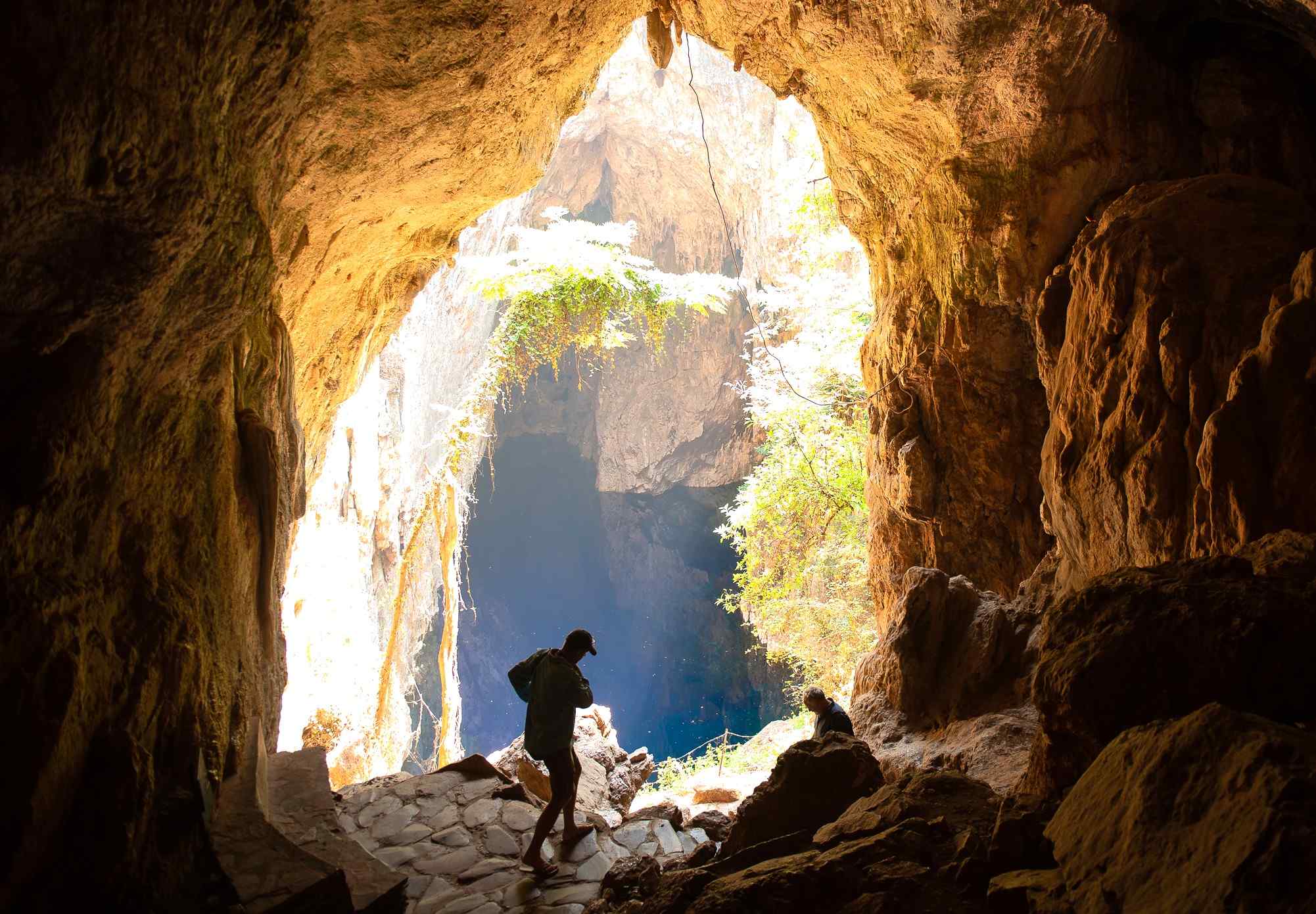 in de Chinhoyi-Caves in Zimbabwe