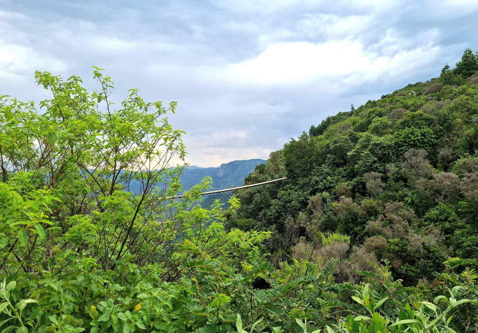 Het landschap van Nyanga, Zimbabwe