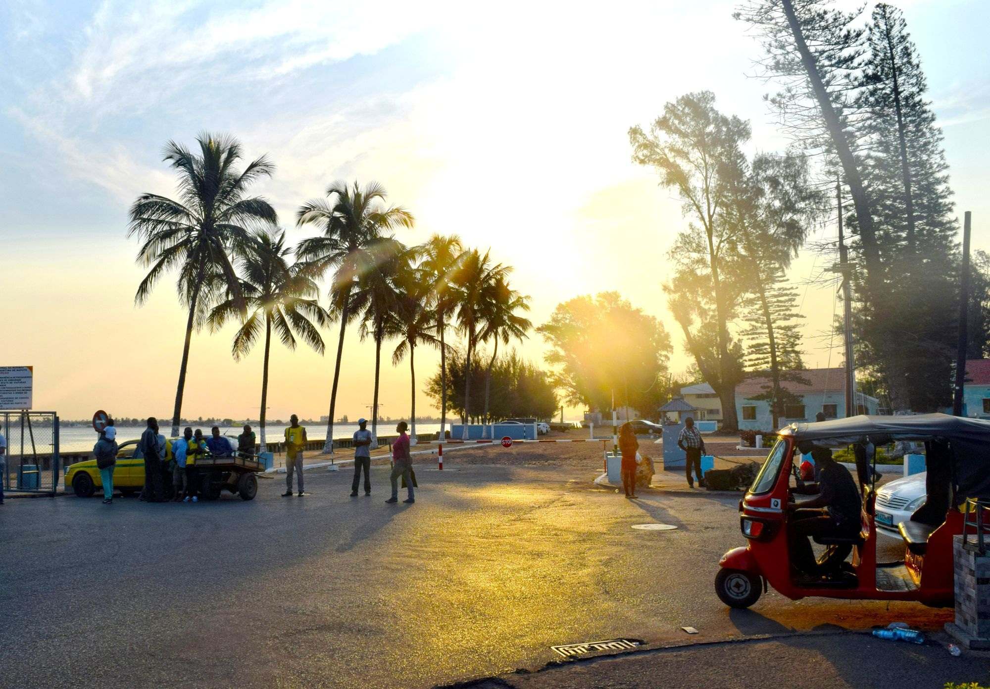 Mozambique-Maputo-bij-zonsondergang