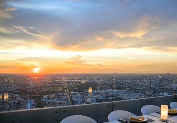 uitzicht vanaf het Baiyoke Hotel in Bangkok