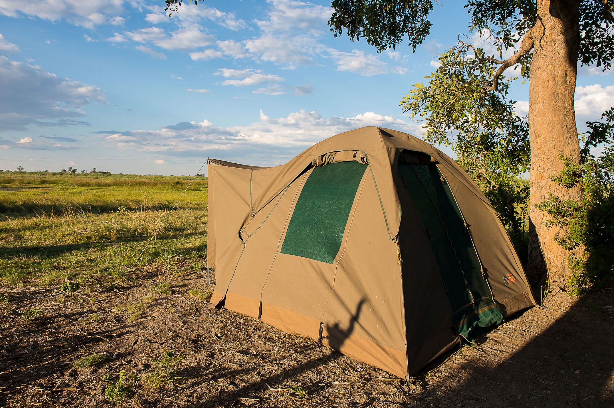 Botswana-Okavango, kamperen